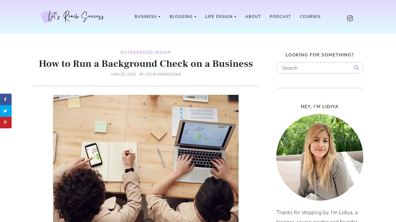 How to Run a Background Check on a Business - Let's Reach Success